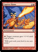 Captive Flame (Duel Decks: Knights vs Dragons) Damaged / Poor