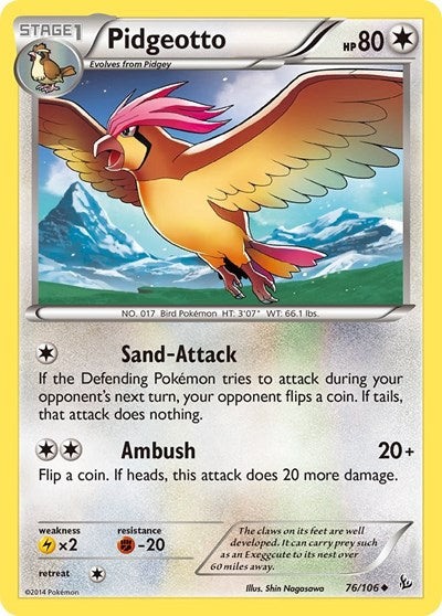 Pidgeotto (XY - Flashfire) Heavy Play