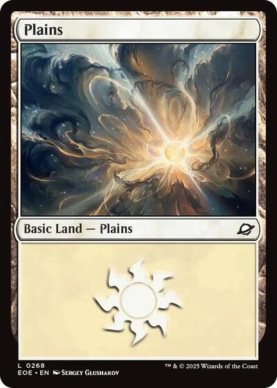 Plains (0268) (Edge of Eternities) Light Play Foil