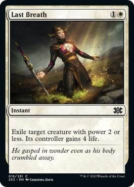 Last Breath (Double Masters 2022) Light Play Foil