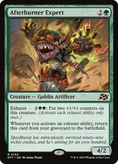 Afterburner Expert (Aetherdrift) Light Play Foil