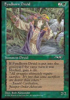 Fyndhorn Druid (Facing left) (Alliances) Medium Play