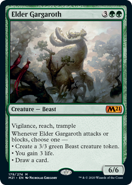 Elder Gargaroth (Magic 2021 Core Set) Near Mint