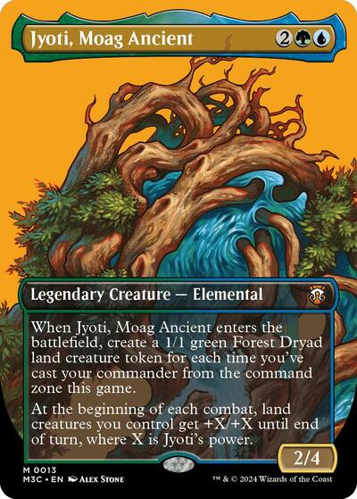 Jyoti, Moag Ancient (Borderless) (Commander: Modern Horizons 3) Light Play