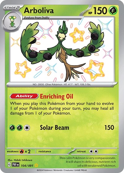 Arboliva (SV: Paldean Fates) Light Play Holofoil