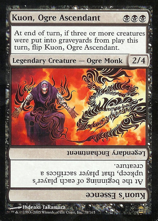 Kuon, Ogre Ascendant (Saviors of Kamigawa) Light Play