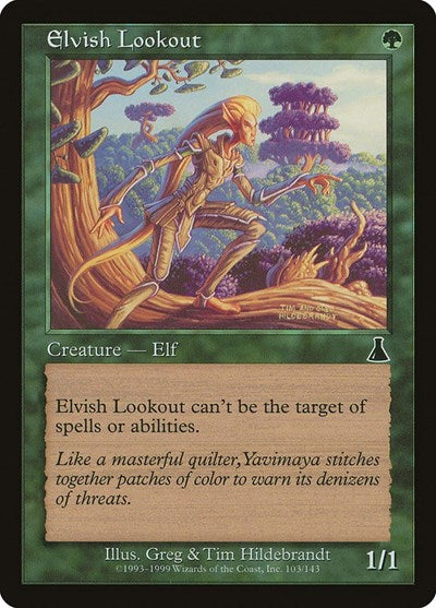 Elvish Lookout (Urza's Destiny) Light Play