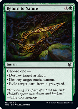 Return to Nature (Theros Beyond Death) Light Play