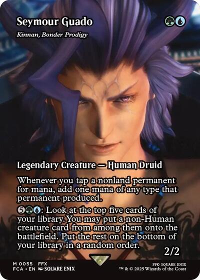 Seymour Guado - Kinnan, Bonder Prodigy (Showcase) (Universes Beyond: FINAL FANTASY: Through the Ages) Near Mint