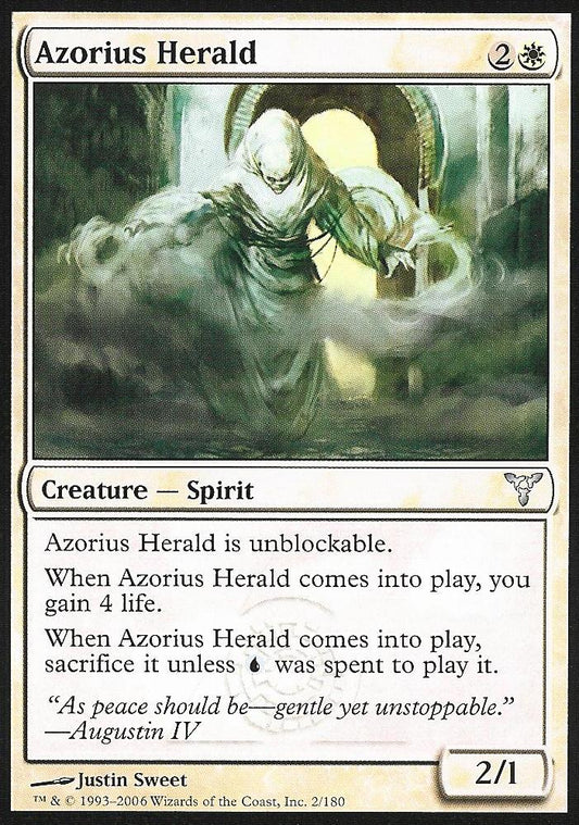 Azorius Herald (Dissension) Light Play