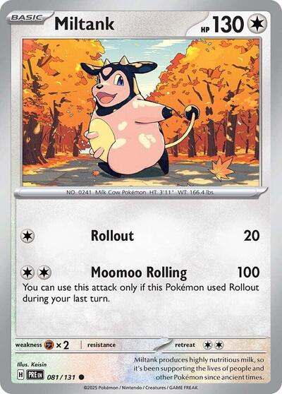 Miltank (SV: Prismatic Evolutions) Light Play