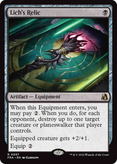 Lich's Relic (Reality Fracture) Light Play