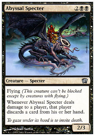 Abyssal Specter (8th Edition) Light Play