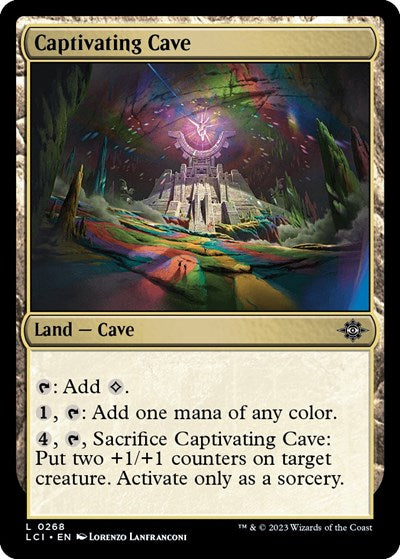Captivating Cave (The Lost Caverns of Ixalan) Light Play Foil