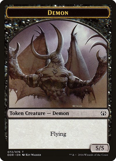 Demon Token (Duel Decks: Nissa vs. Ob Nixilis) Light Play