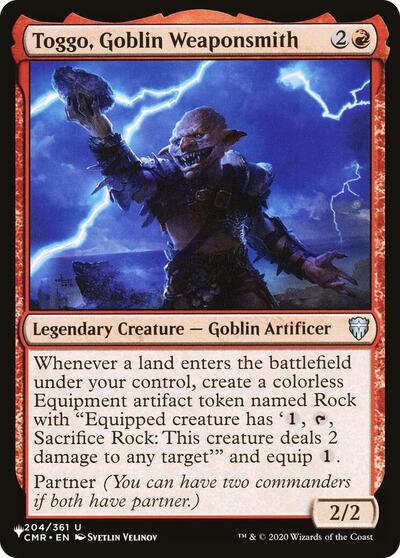 Toggo, Goblin Weaponsmith (The List) Light Play