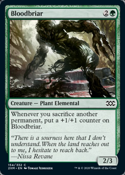 Bloodbriar (Double Masters) Light Play Foil