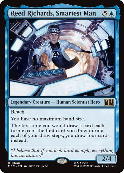 Reed Richards, Smartest Man (Commander: Marvel Super Heroes) Light Play