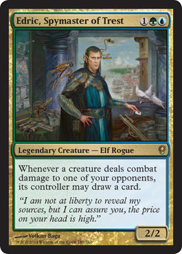 Edric, Spymaster of Trest (Conspiracy) Medium Play Foil
