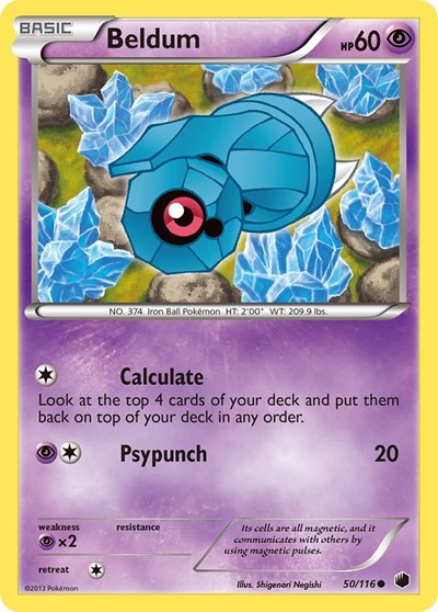 Beldum (Plasma Freeze) Damaged / Poor