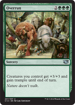 Overrun (Commander 2014 Edition) Medium Play