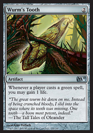 Wurm's Tooth (Magic 2011 Core Set) Light Play
