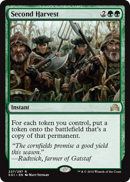 Second Harvest (Shadows Over Innistrad) Light Play