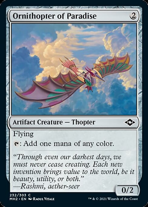 Ornithopter of Paradise (Modern Horizons 2) Light Play Foil