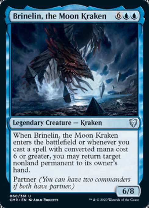 Brinelin, the Moon Kraken (Commander Legends) Light Play