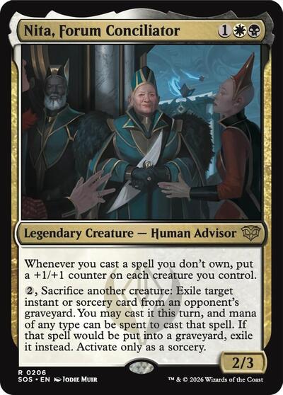Nita, Forum Conciliator (Secrets of Strixhaven) Light Play Foil