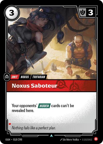 Noxus Saboteur (Origins) Light Play