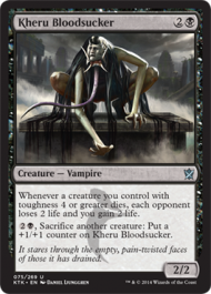 Kheru Bloodsucker (Khans of Tarkir) Light Play