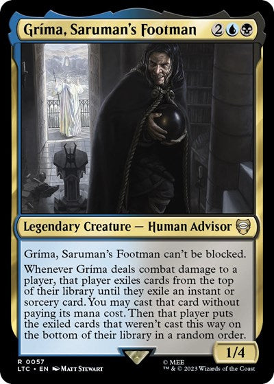 Grima, Saruman's Footman (Commander: The Lord of the Rings: Tales of Middle-earth) Light Play
