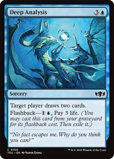 Deep Analysis (Commander: Tarkir: Dragonstorm) Light Play