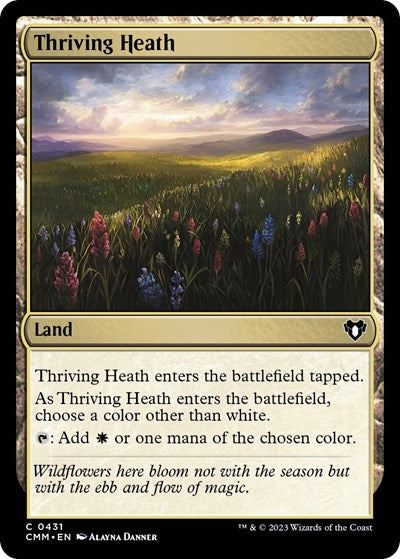 Thriving Heath (Commander Masters) Light Play