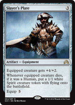 Slayer's Plate (Shadows Over Innistrad) Medium Play