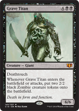 Grave Titan (Commander 2014 Edition) Light Play