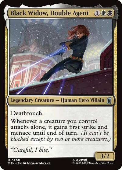 Black Widow, Double Agent (Marvel Super Heroes) Light Play
