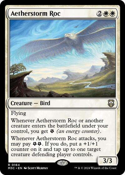 Aetherstorm Roc (Commander: Modern Horizons 3) Light Play