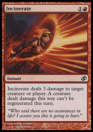 Incinerate (Duel Decks: Jace vs Chandra) Light Play