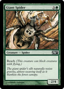 Giant Spider (Magic 2010 Core Set) Light Play