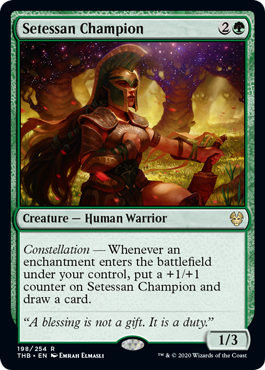Setessan Champion (Theros Beyond Death) Light Play