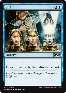 Sift (Magic 2019 Core Set) Light Play