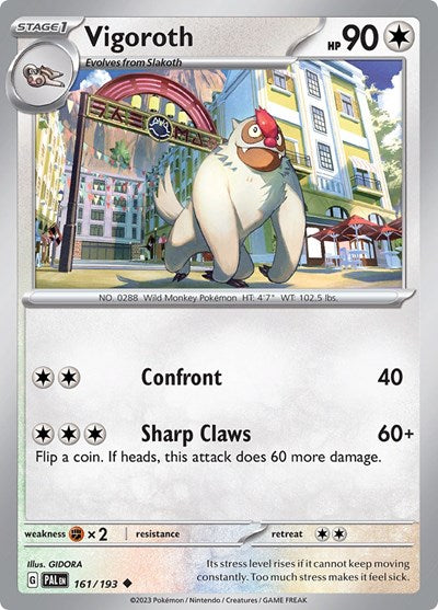 Vigoroth (SV02: Paldea Evolved) Light Play Reverse Holofoil