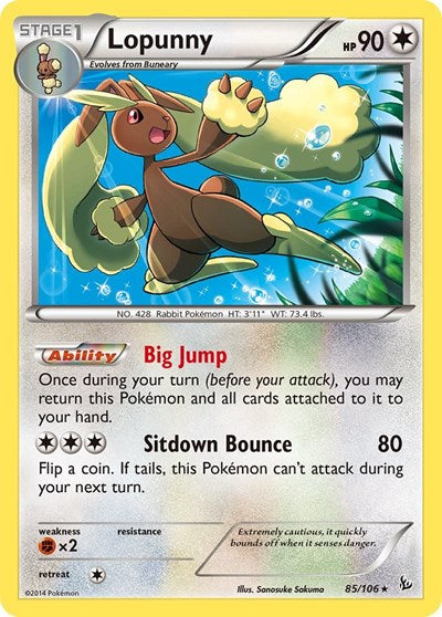 Lopunny (XY - Flashfire) Medium Play