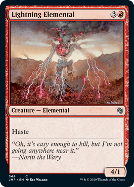 Lightning Elemental (Jumpstart) Light Play