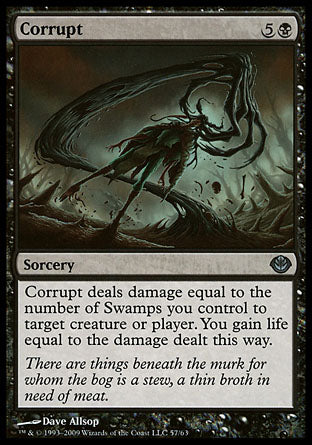Corrupt (Duel Decks: Garruk vs Liliana) Medium Play