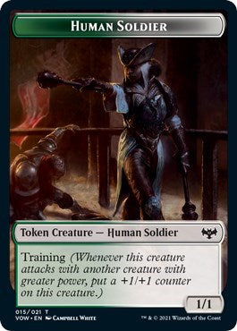 Human Soldier Token (Innistrad: Crimson Vow) Light Play