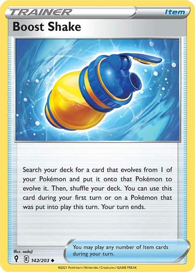 Boost Shake (SWSH07: Evolving Skies) Light Play