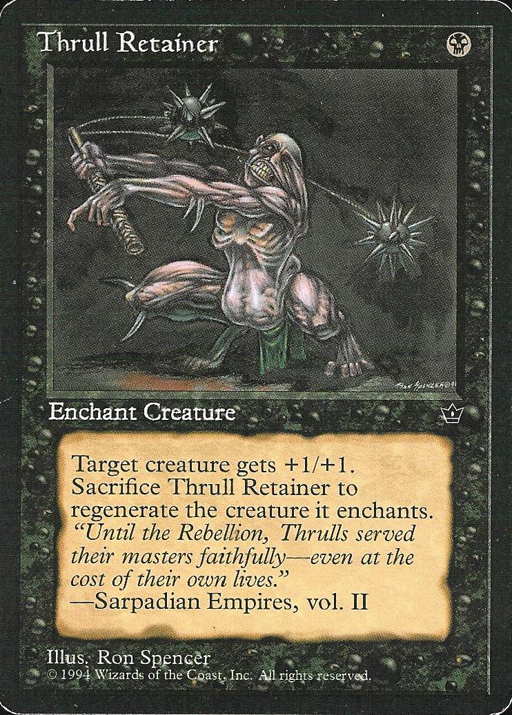 Thrull Retainer (Fallen Empires) Light Play